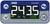 Digital display of a temperature measuring device shows 24.3 degrees Celsius in Zone 1.