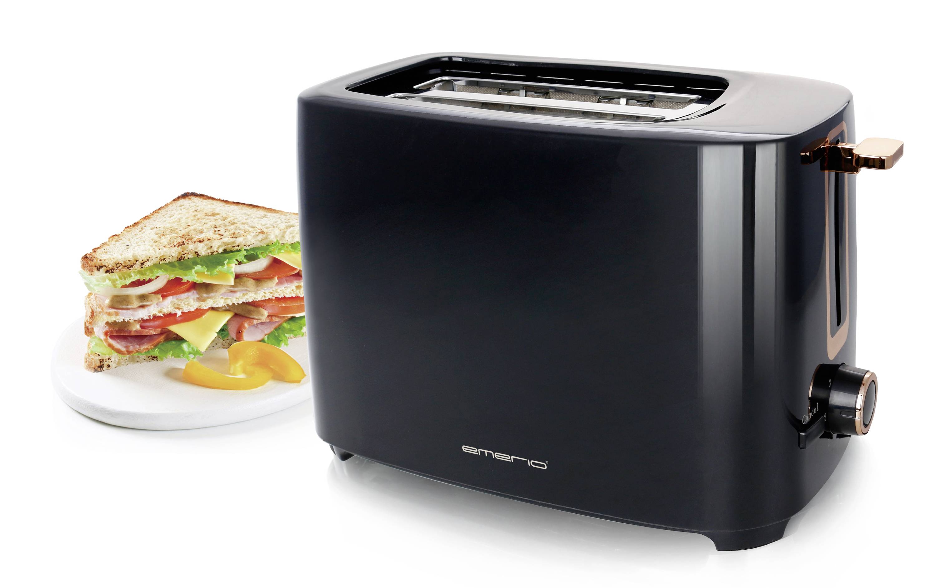 Buy EMERIO Toaster Toaster Black, Silver Conrad Electronic