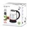 Glass kettle by Emerio, 100% flavour-neutral and scratch-resistant, with LED display and keep-warm function, BPA-free.