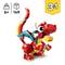A colourful LEGO dinosaur with red, yellow and blue elements, suitable for children aged 6 and over. Set includes 149 pieces, with 3-in-1 options.