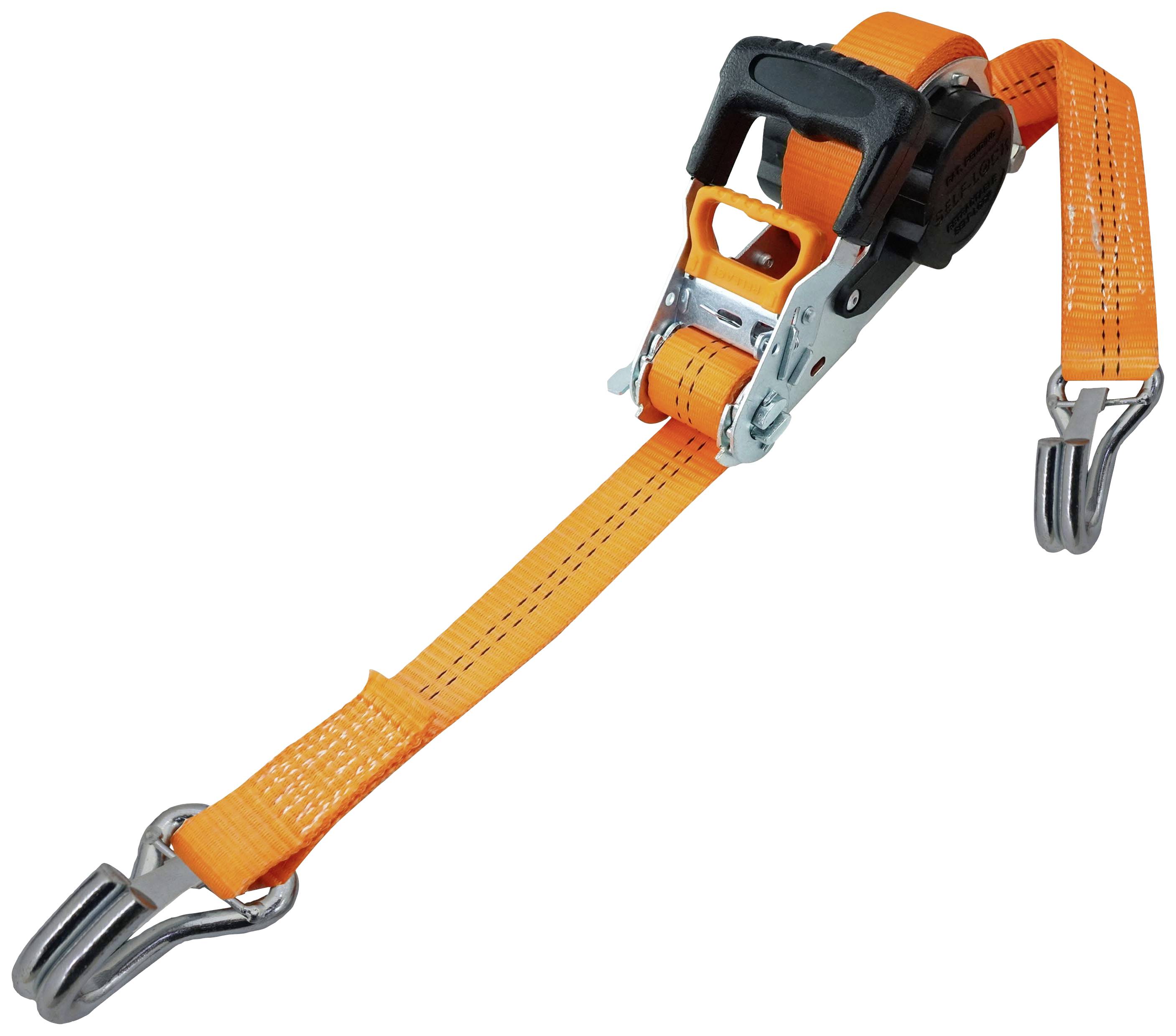 Petex 43197335 Elastic strap Low lashing capacity (single/direct)=1000 daN (L x W x H) 5 m x 3.5 cm x 11.5 cm Ratchet EN 12195-2