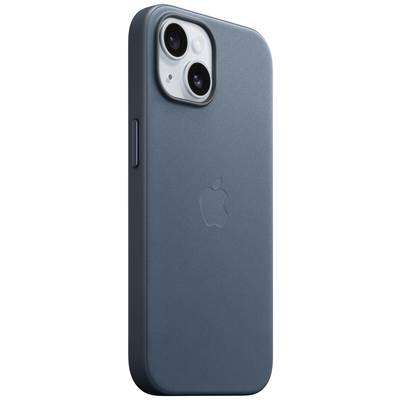 Apple Finewoven Case Back cover Apple iPhone 15 Pacific blue Inductive charging, Shockproof