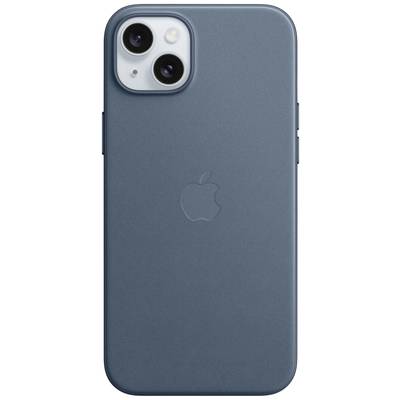 Apple Finewoven Case Back cover Apple iPhone 15 Plus Pacific blue Inductive charging, Shockproof