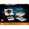 LEGO Set for Adults: Polaroid OneStep SX-70 Camera Replica with 516 Pieces. Suitable for ages 18 and above. Includes miniature photographs.