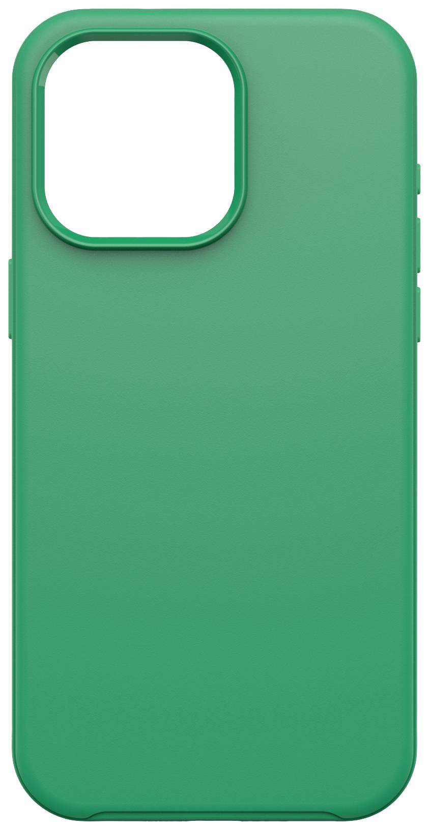 A green smartphone case with a minimalist design.