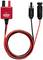 'BENNING test lead adapter TA PV, red and black cables, with MC4 connectors for photovoltaic measuring devices.'
