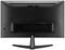 The monitor is black, showing the back with the stand visible. 'ASUS' is written at the top.