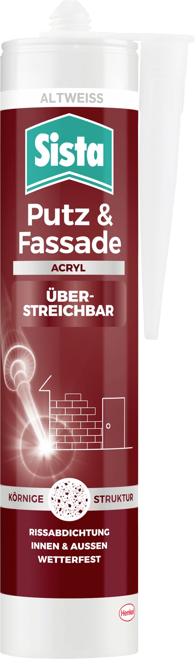 Sista Putz & Fassade Acrylic Factory colour Distressed white SHPW3 280 ml