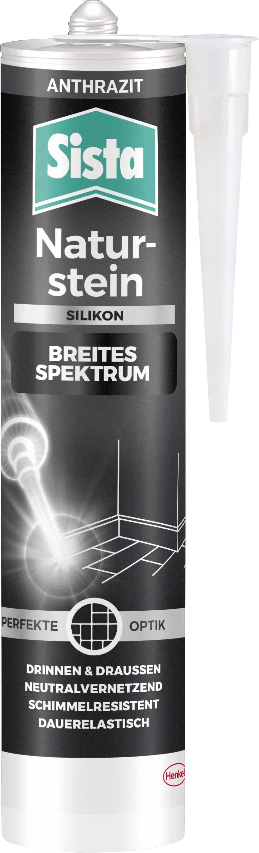 Sista Sista Naturstein Silicone Factory colour Anthracite SHNM3 280 ml