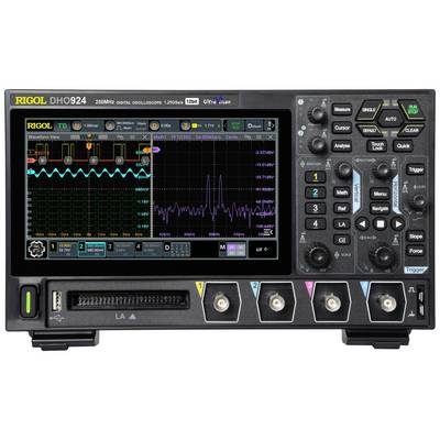 Rigol DHO924 Digital 200 MHz 1.25 GS/s 50 MP 12 Bit 1 pc(s)