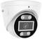 Security camera with a circular housing and multiple lenses. Suitable for surveillance in indoor and outdoor areas.