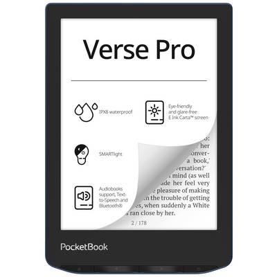 PocketBook Verse Pro eBook reader 15.2 cm (6 inch) Blue