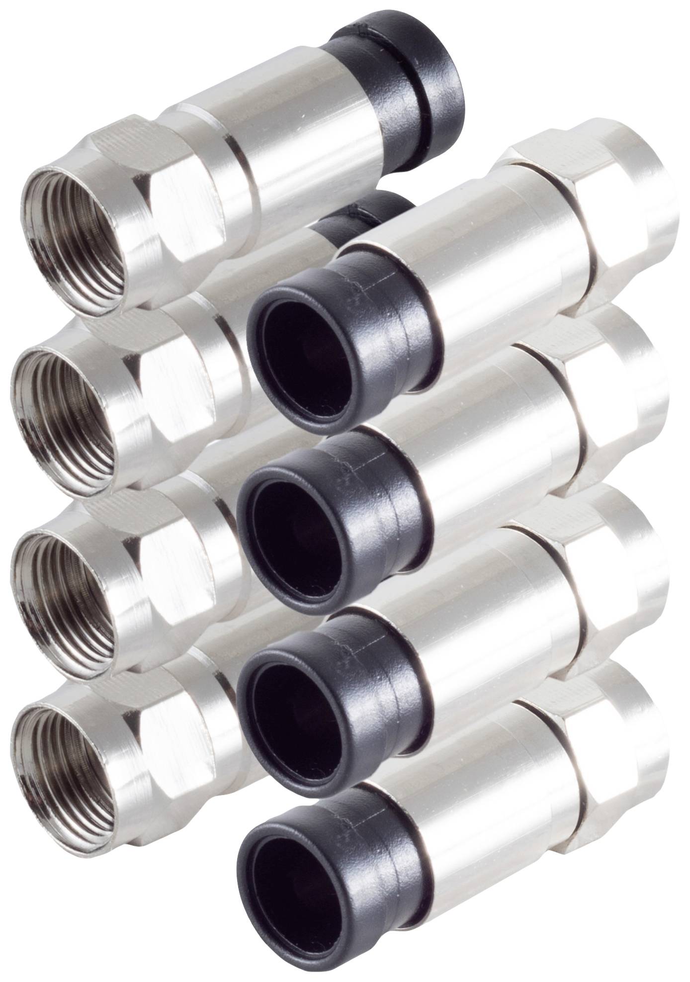 Shiverpeaks BS15-300214 F connector Compression Connections: F plug Cable diameter: 7 mm 4 pc(s)