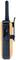 'Oranges Walkie-Talkie viewed from the side with black casing, black antenna and USB port visible.'