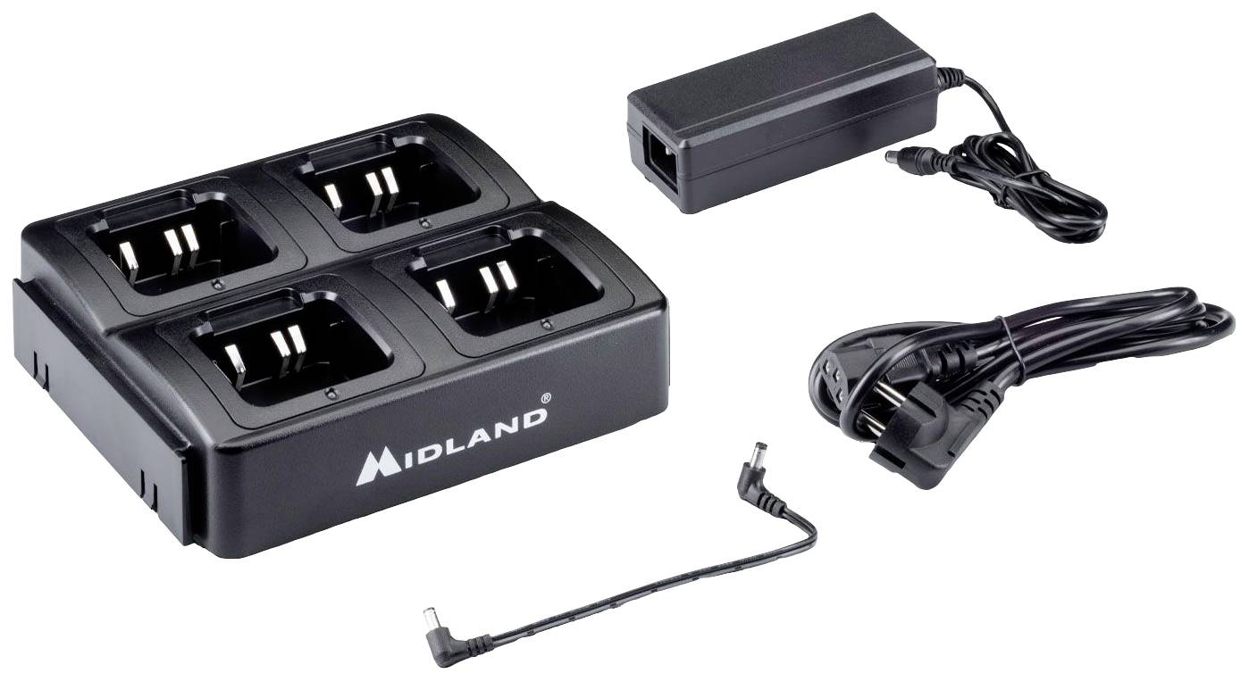 Midland Charging cradle 4fach Standlader fuer G13, G10 Pro, CA-G13 C1541.01