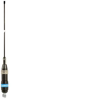 Albrecht Racer 90 Antenna CB Per Auto - Base In Acciaio Inox, Lunghezza 115 Cm, Peso 150 G