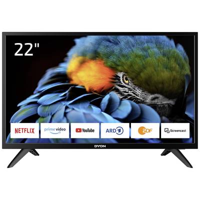 Image of Dyon Smart 22 XT-2 LED TV 55 cm 22 inch EEC E (A - G) CI+, DVB-C, DVB-S2, DVB-T2, Full HD, Smart TV, Wi-Fi Black