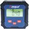 Digital inclinometer with a display showing '0.40 degrees'. Three red buttons: 'ON/OFF', 'MODE', 'HOLD' underneath.