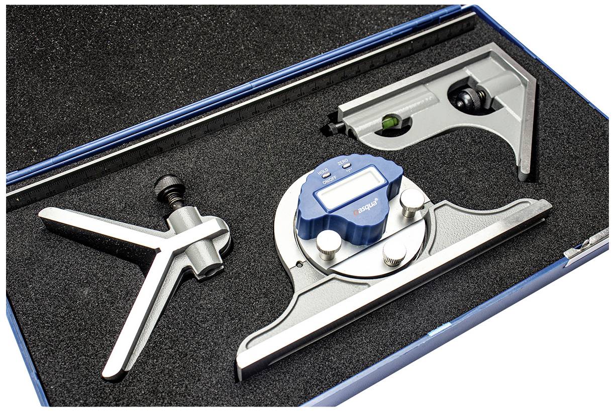 Dasqua 1012-0010 Combination square set Product size (length): 356 mm 4-piece