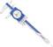 Digital caliper measuring 6.85 mm, blue and white with a round digital display, marked 'Dasqua' on the handle.