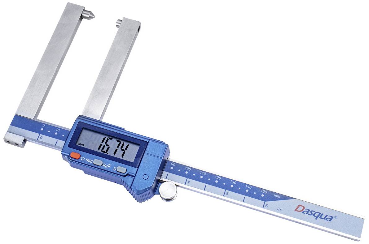 Dasqua 2240-0006 Digital brake rotor caliper 150 mm Stainless steel 1 pc(s)