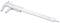 A silver metal calliper with a scale for precise measurement of lengths and diameters on a white background.