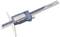 Digital vernier caliper with LCD display, showing '20.07 mm', silver-blue finish, for precise length measurement.