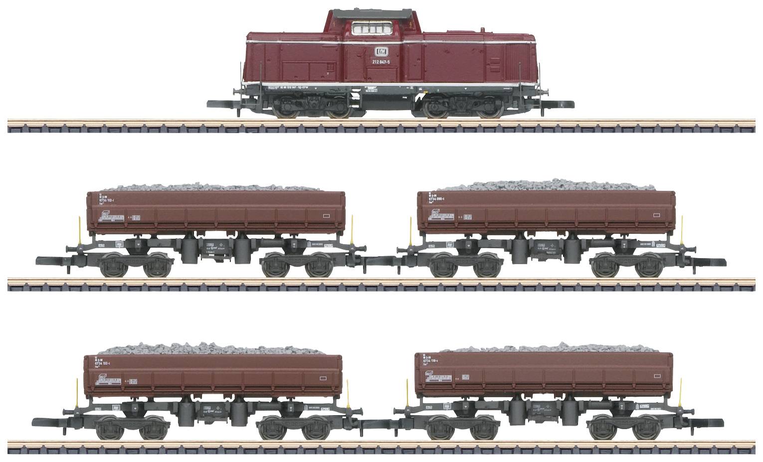 Maerklin 81372 Z Model train set construction train of DB-AG