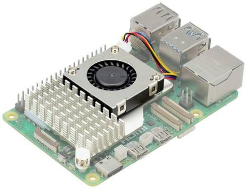 Raspberry Pi® SC1148 Fan Compatible with (development kits): Raspberry Pi® Multicolour