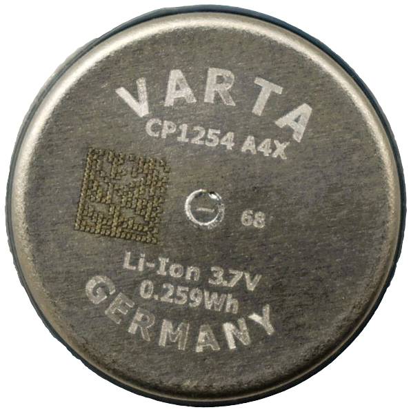 Varta Button cell (rechargeable) CP1254 A4 Li-ion 74 mAh 3.7 V 1 pc(s)