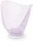 Rose facial sauna with a transparent bowl and oval opening, used for steam inhalation, standing on a white base.