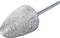 A silver grinding attachment with a conical shape and a sparkling surface. Used for precision grinding work.
