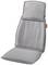 Grey, padded seat cushion, suitable for chairs with high backs and removable headrests, provides comfort and support.