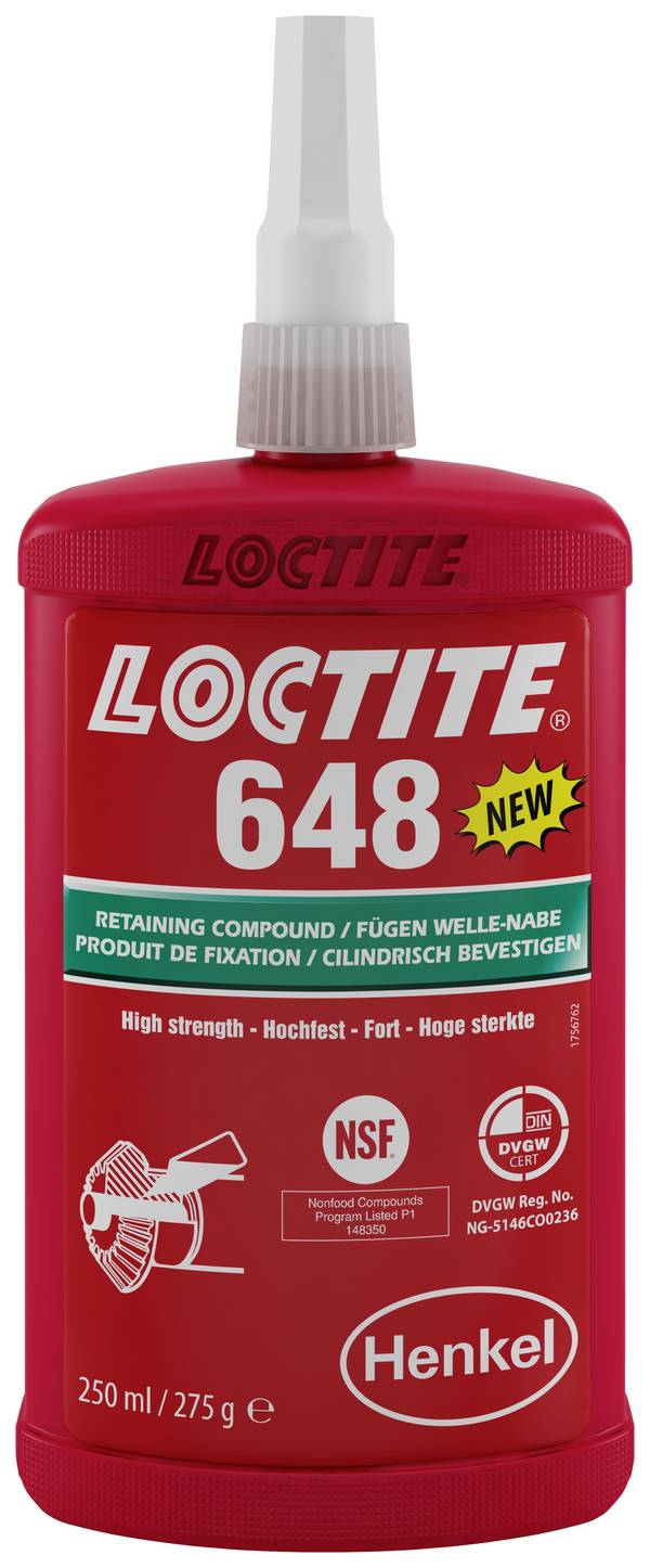 LOCTITE® 648 BO 250ML EGFD Bonding agent 1804971 250 ml
