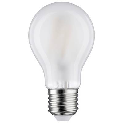 A light bulb with a silver fitting that is not illuminated.