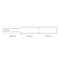 Diagram of a flat metal blade: Left 35mm L, 7mm W; Middle section 37mm L; Right 37mm L. Measurements indicate height.