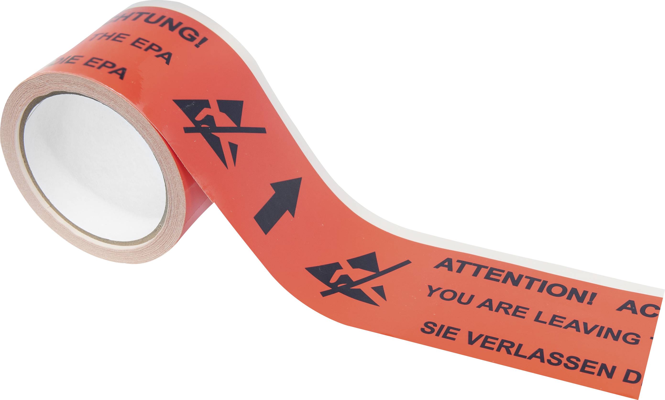 BJZ ESD floor marking tape 15 m Red (L x W) 15 m x 70 mm A-7357 self-adhesive