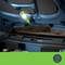 A green LED light illuminates the engine compartment of a car. In the bottom right, a symbol shows a battery with 8.5 hours of runtime.