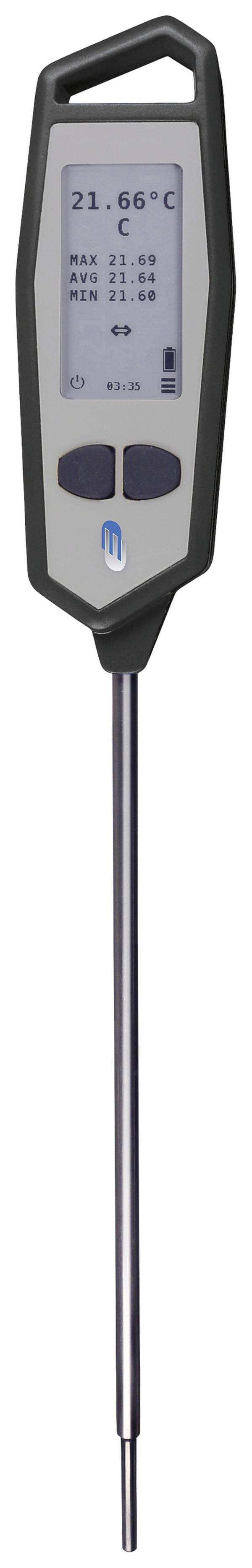 TFA Dostmann Digitales Präzisions-Einstichthermometer V315 Probe thermometer (HACCP) Calibrated to (ISO standards) Temperature reading range -50 up to 250 °C Sensor type Pt100 Complies with HACCP standards, incl. rigid probe, within seconds, Data logger