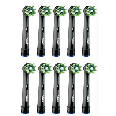 Oral-B Cross Action Electric toothbrush brush attachments 10 pc(s) Black
