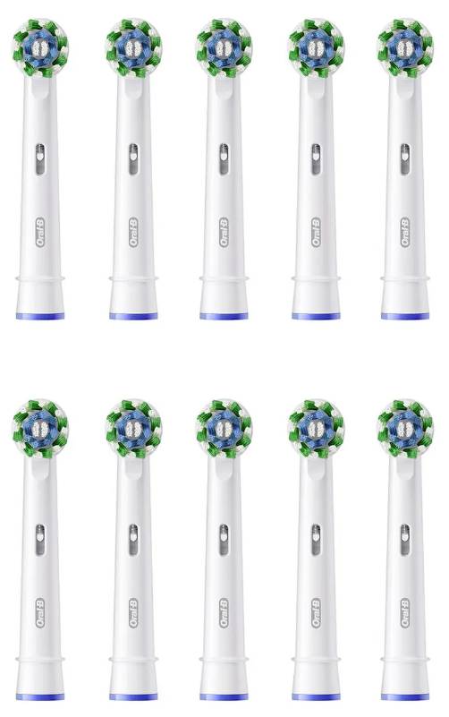 Oral-B Cross Action Electric toothbrush brush attachments 10 pc(s) White