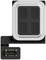 Small rectangular speaker with mesh cover and connector, potentially part of an electronic device or smartphone.