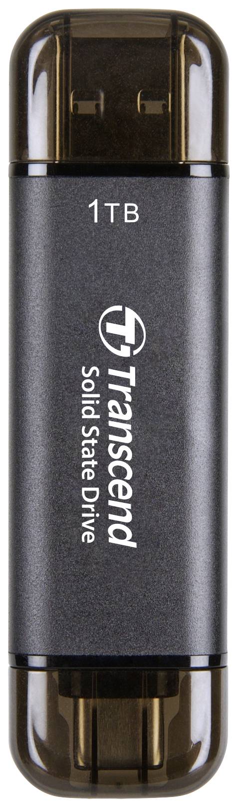Transcend ESD310C 1 TB External SSD hard drive USB A (USB 3.2 2nd gen), USB C® Black TS1TESD310C