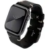 JT Berlin Watchband Alex II Vintage Watch strap 42 mm, 44 mm, 45 mm, 46 mm M Black, Space Grey Watch Series 1, Watch Series 2, Watch Series 3, Watch Series 4, Watch Series 5, Watch Series 6, Watch Series 7, Watch Series 8, Watch Series 9, Watch Series 10, Watch SE, Watch Ultra, Watch Ultra 2
