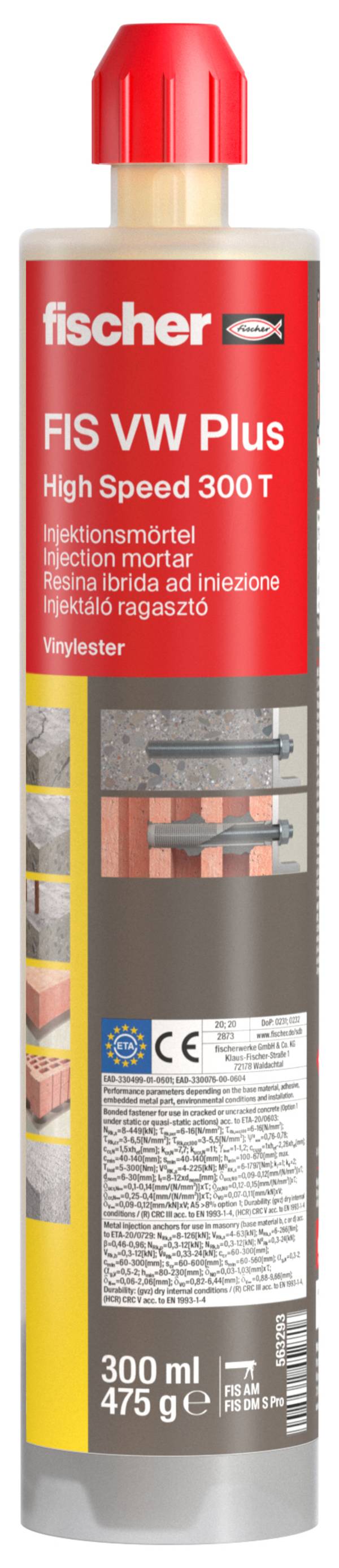 Fischer Mortar FIS VW Plus 300 T 563293 1 pc(s)