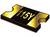 '115Y' on a rectangular, two-coloured object, presumably an electronic component, with a black and gold design.