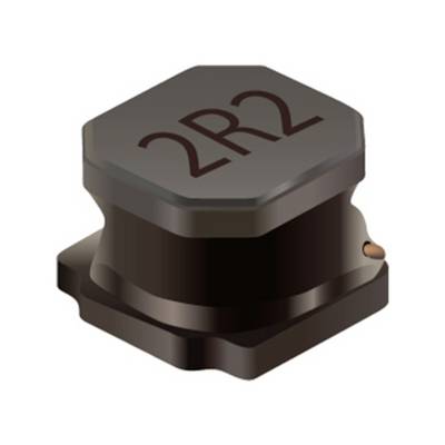 It is a hexagonal electronic component with the inscription '2R2', likely an inductor or resistor.