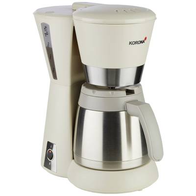 Image of Korona KORONA Coffee maker Sand grey, Cream Cup volume=8 Thermal jug