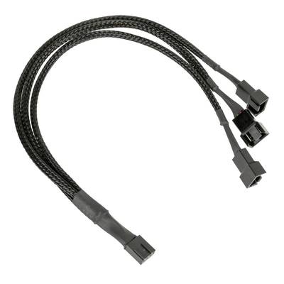 Buy PC fan Y adapter [1x PC fan plug 4-pin - 3x PC fan socket 4-pin, PC ...