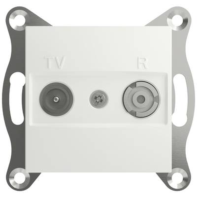 Schneider Electric TV/radio terminated socket Asfora White (RAL 9003) EPH3300721D 1 pc(s)